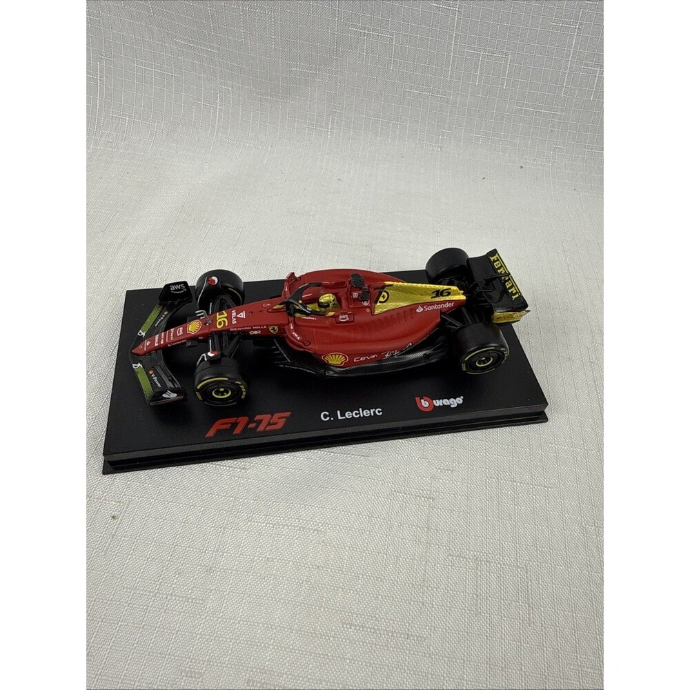 BBURAGO 1:43 Ferrari F1-75 Charles Leclrec #16 Italian GP 18-36831
